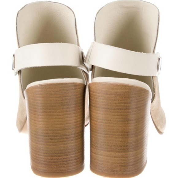 New Rag & Bone Stucco Suede Leigh Beige Open Toe Sandals New in box size 8 - Picture 6 of 6